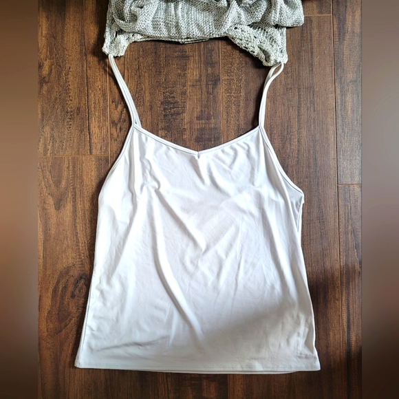 Lauren Ralph Lauren Silver Metallic Knitted Top Size M - Picture 6 of 8